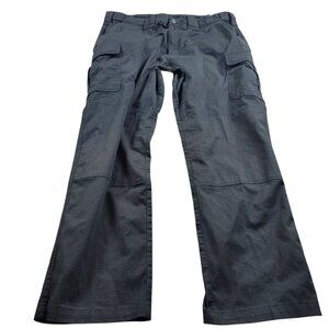 Propper Pants Mens 40x32 Black Tactical Cargo Pockets Outdoor Stretch